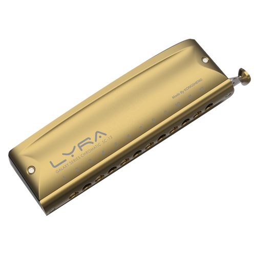 Kongsheng Lyra, Aluminium Comb, 12 Hole, Chromatic Harmonica